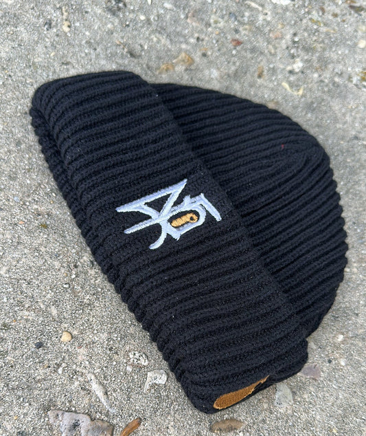 " MERF " HEAVY COTTON AUTHENTICATED BEANIE (BLK)(YOUTH/KIDS)